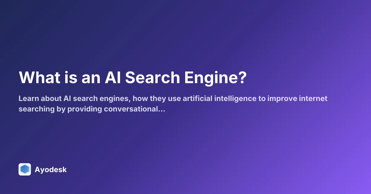 What is an AI Search Engine?