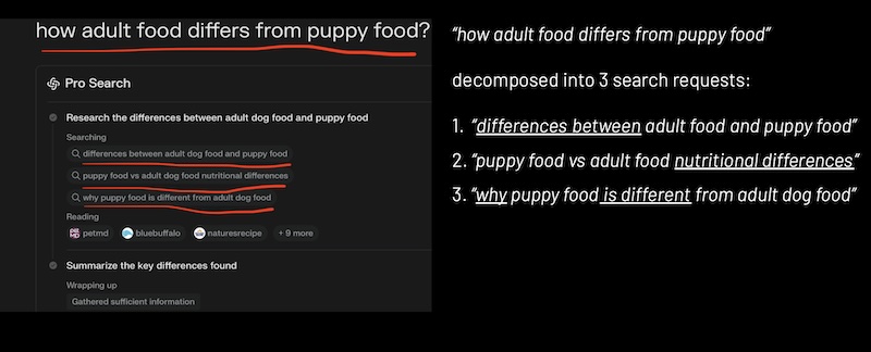 AI Search Query Preprocessing